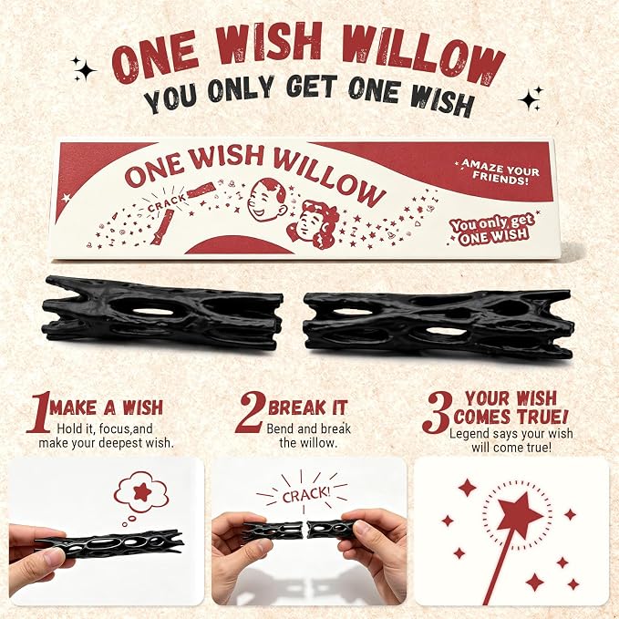 One Wish Willow - 3D Printed Wish Breaking Stick | Horror Movie Inspired Snap & Wish Ritual