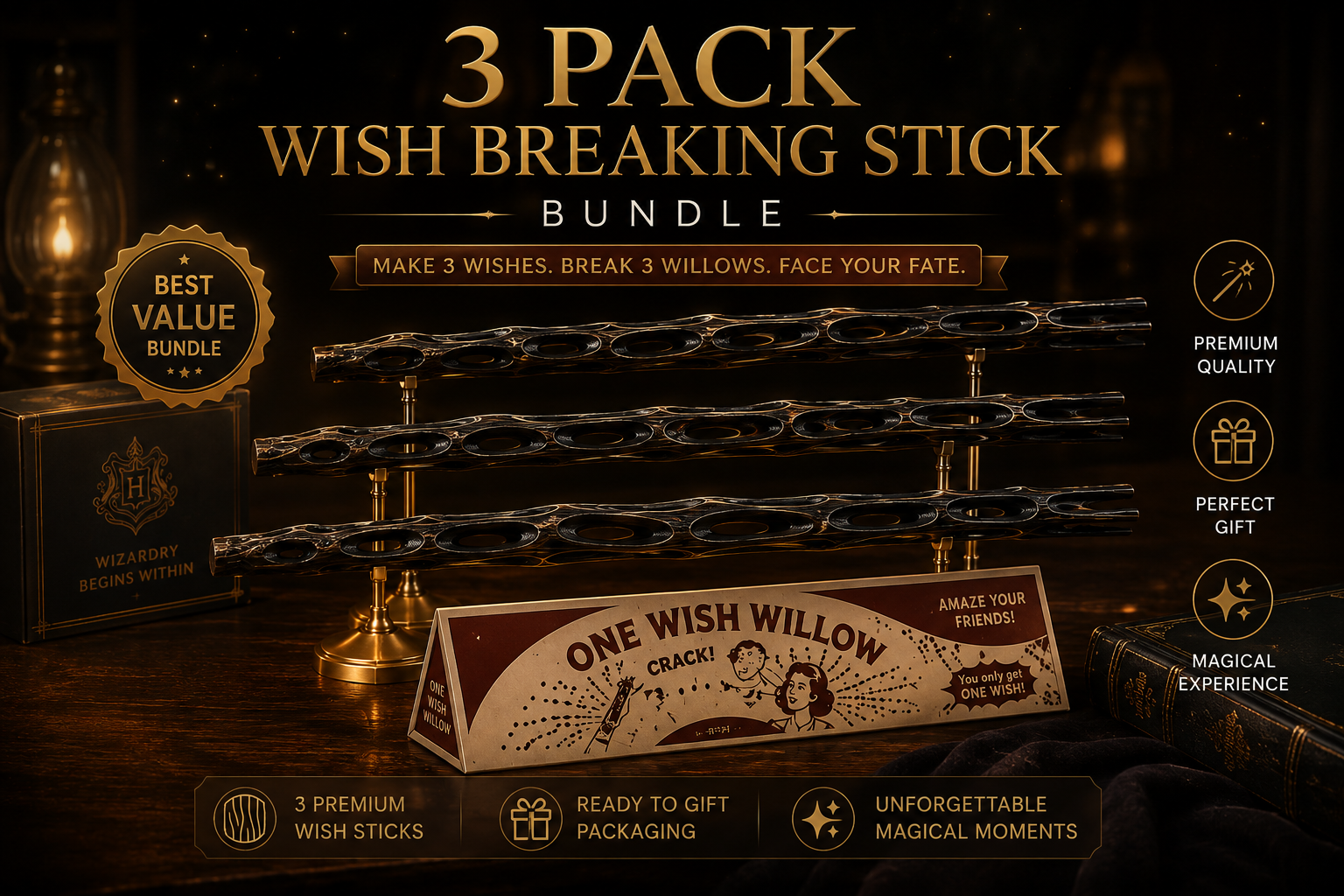 The One Wish Willow - Deluxe 3-Piece Collector's Bundle